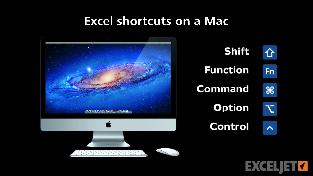 excel sheet shortcuts for mac